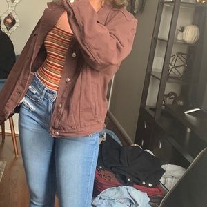 Forever 21 Striped Bodysuit
